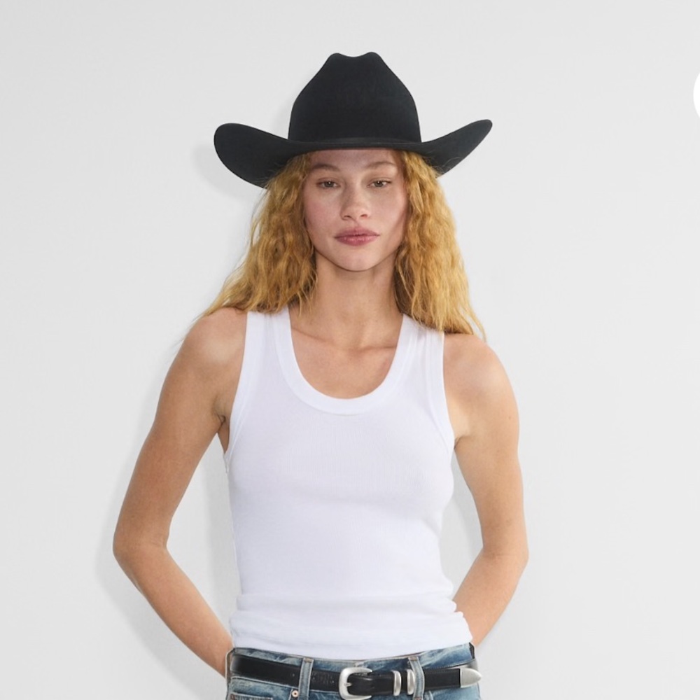 NWT Aritzia WILDWEST CATTLEMAN COWBOY HAT